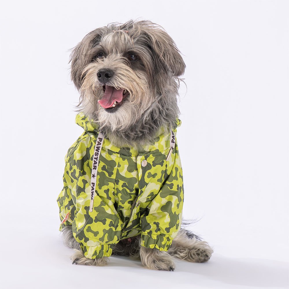 23505 Pawstar GreenOssa Yağmurluk (2024 Winter)M-L-XL-XL-2XL (5’li Set)