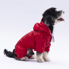 24501 Pawstar Kırmızı Muson Tulum (2024 Winter)M-L-L-XL-2XL