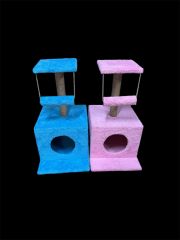 BRS10 Salıncaklı Yer Kedi Evi