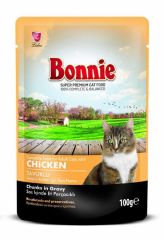 BONNIE Pouch Tavuklu 85 Gr. 22'li