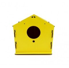 *Lazer Kesim Renkli Çatılı Yuva 4'lü