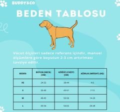 Buddy&Co Şerit Gezdirmeli Lüx Göğüs Tasması (XS)