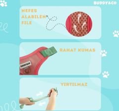 Buddy&Co Şerit Gezdirmeli Lüx Göğüs Tasması (S)