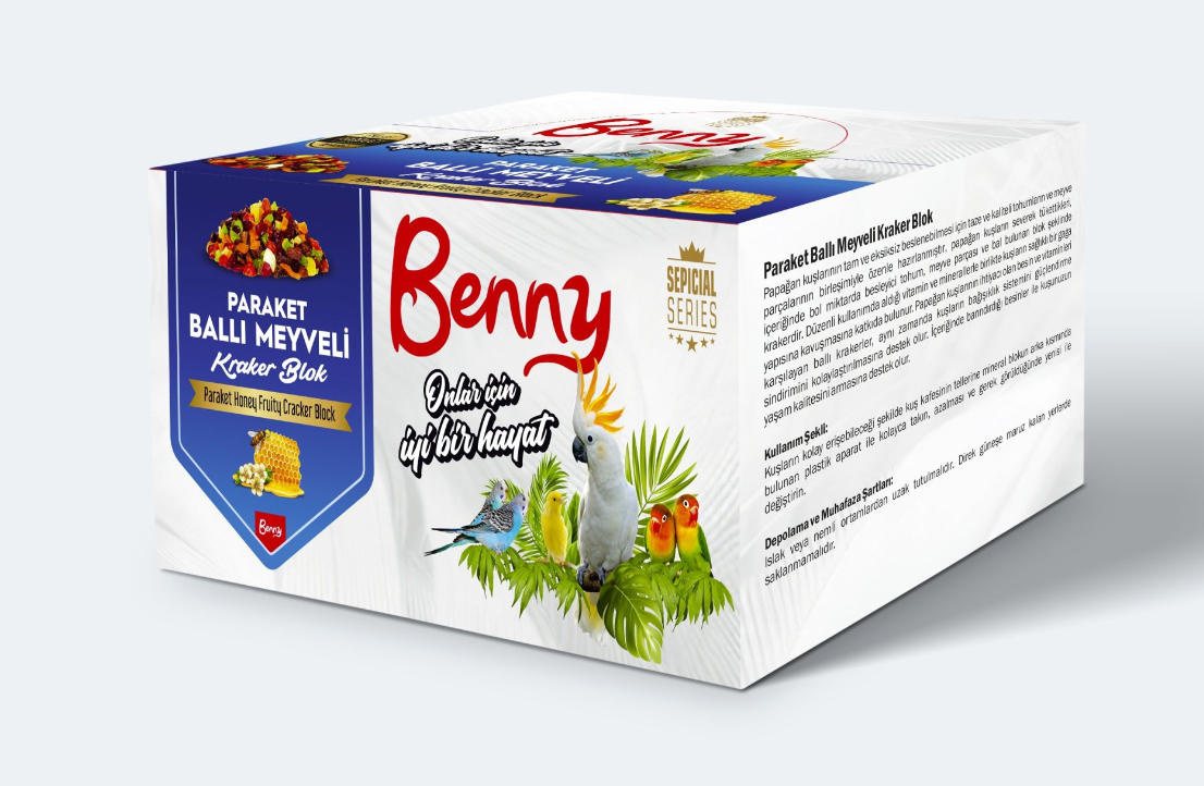 Benny Paraket Ballı Meyveli Kraker Blok 18’li