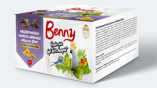 Benny Keçiboynuzlu Vanilya Aromalı Mineral Blok 18’li