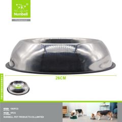 8190 Nunbell Çelik Mama Kabı Oval 26cm