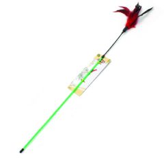 203029-CATLİFE KEDİLER İÇİN TÜYLÜ ZİLLİ OLTA 70CM