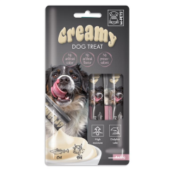 *19039399 M-PETS KÖPEK ÖDÜLÜ CREAMY MORİNA BALIKLI BİFTEKLİ 4X15GR