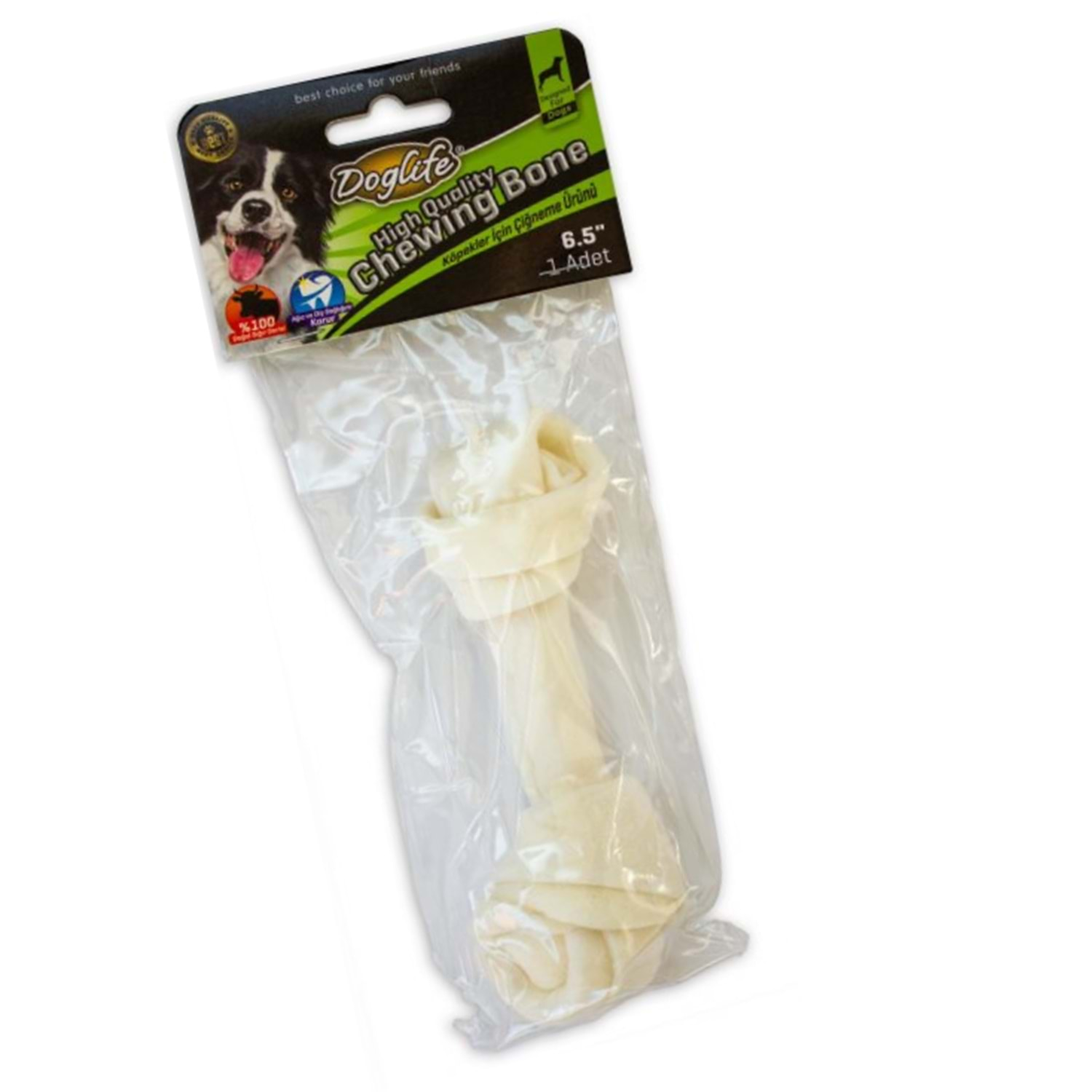 *202694-DogLife Düğüm Kemik Beyaz 50 Gr. Tekli