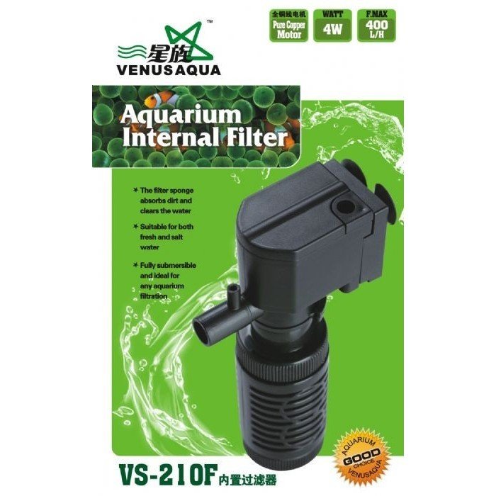 *VS-210F-VenusAqua İç Filtre 500lt