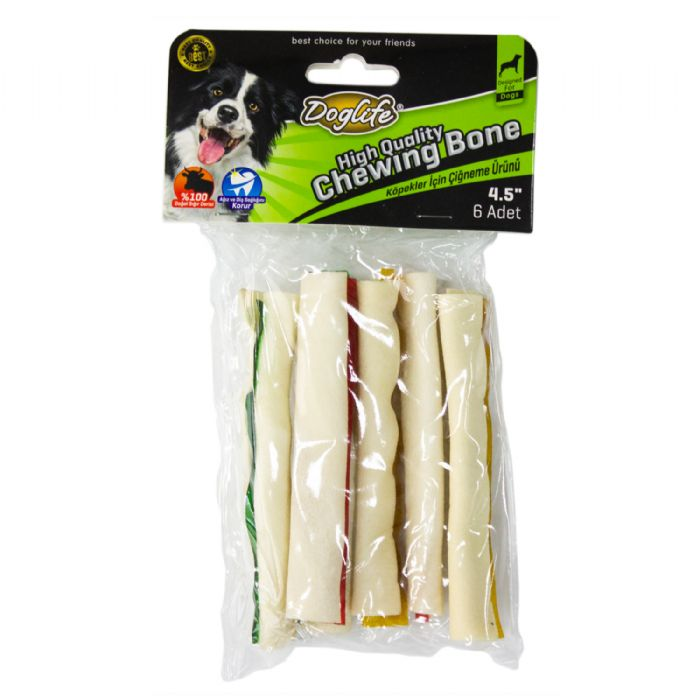 *203396-Doglife Renkli Sarma Çubuk 7 Gr. 6'Lı