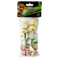 *203390-Doglife Düğüm Kemik Renkli 8 Gr. 6'Lı