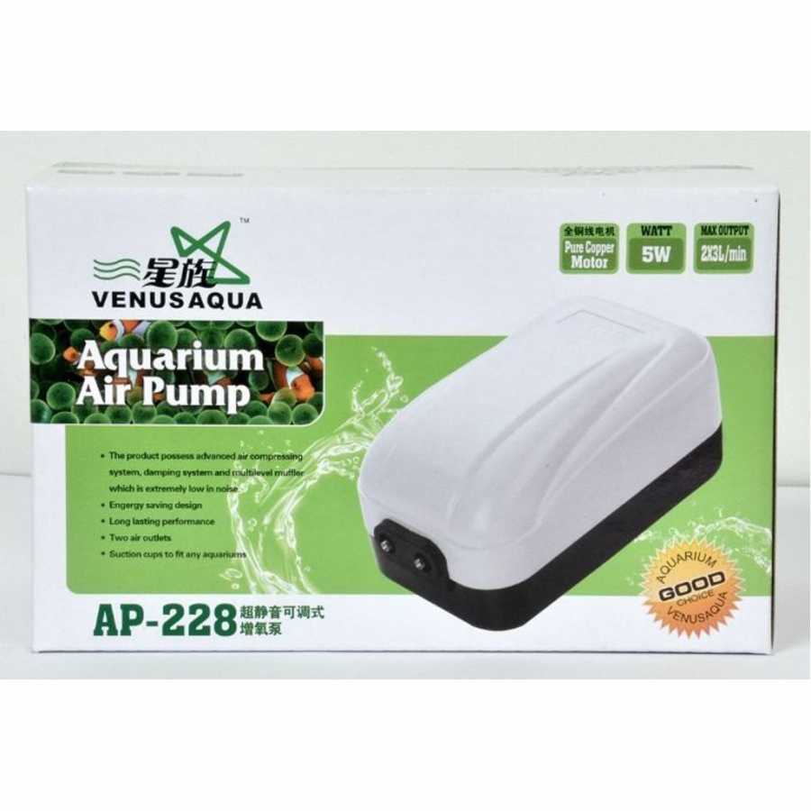 *AP-228-VenüsAqua Hava Motoru Çift Çıkış (Extra Sessiz)