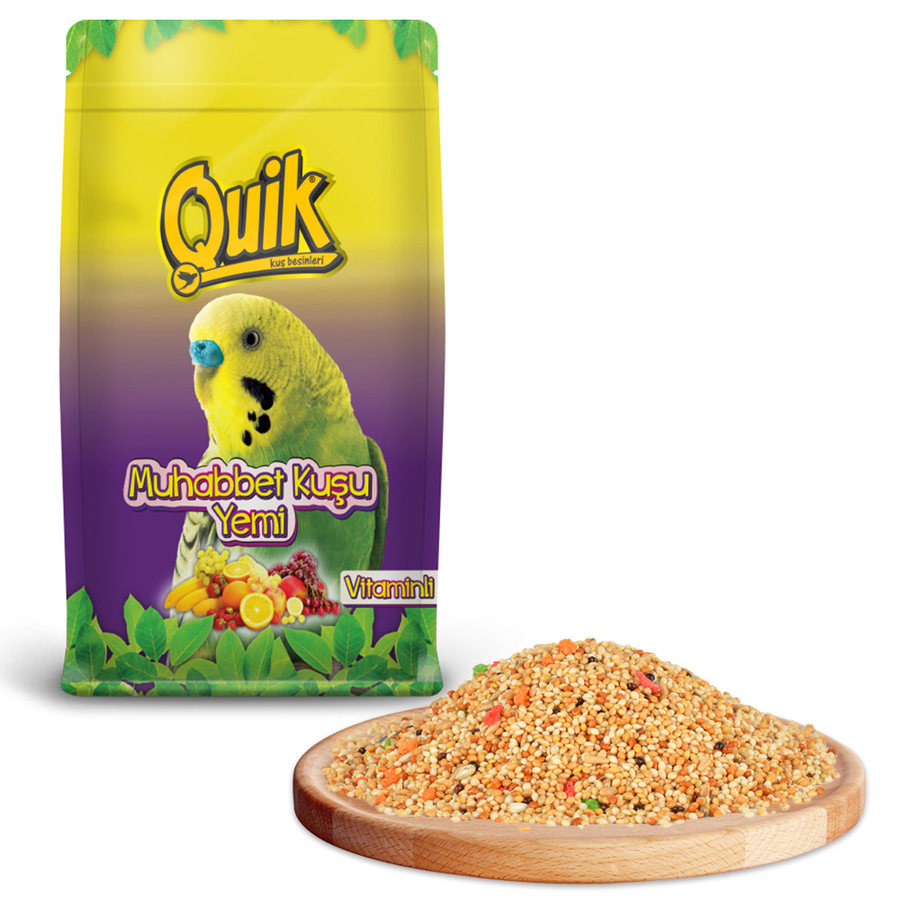 *Quik-009-Quik Muhabbet Yemi Meyveli 400 gr 12'li