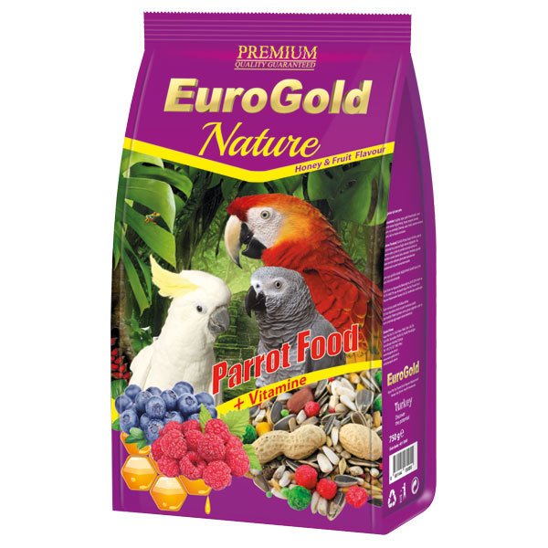 *451-3005-EuroGold Papağan Yemi 750 gr. 5'li Koli