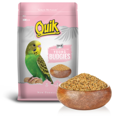 *Quik-050-Quik Junior Yavru Muhabbet Yemi 400gr 12'li