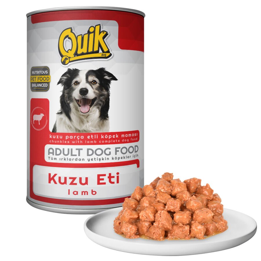 Quik Köpek Konservesi Kuzu Etli 415 Gr. 24'lü