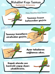 ELEN Kuşlar İçin Göğüs Tasması